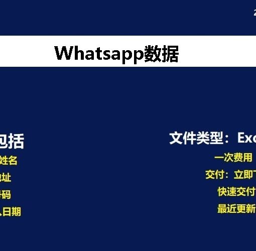 WhatsApp 号码列表