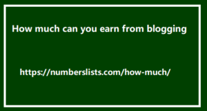 How much can you earn from blogging