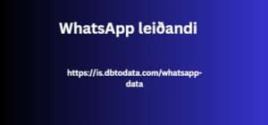 WhatsApp leiðandi