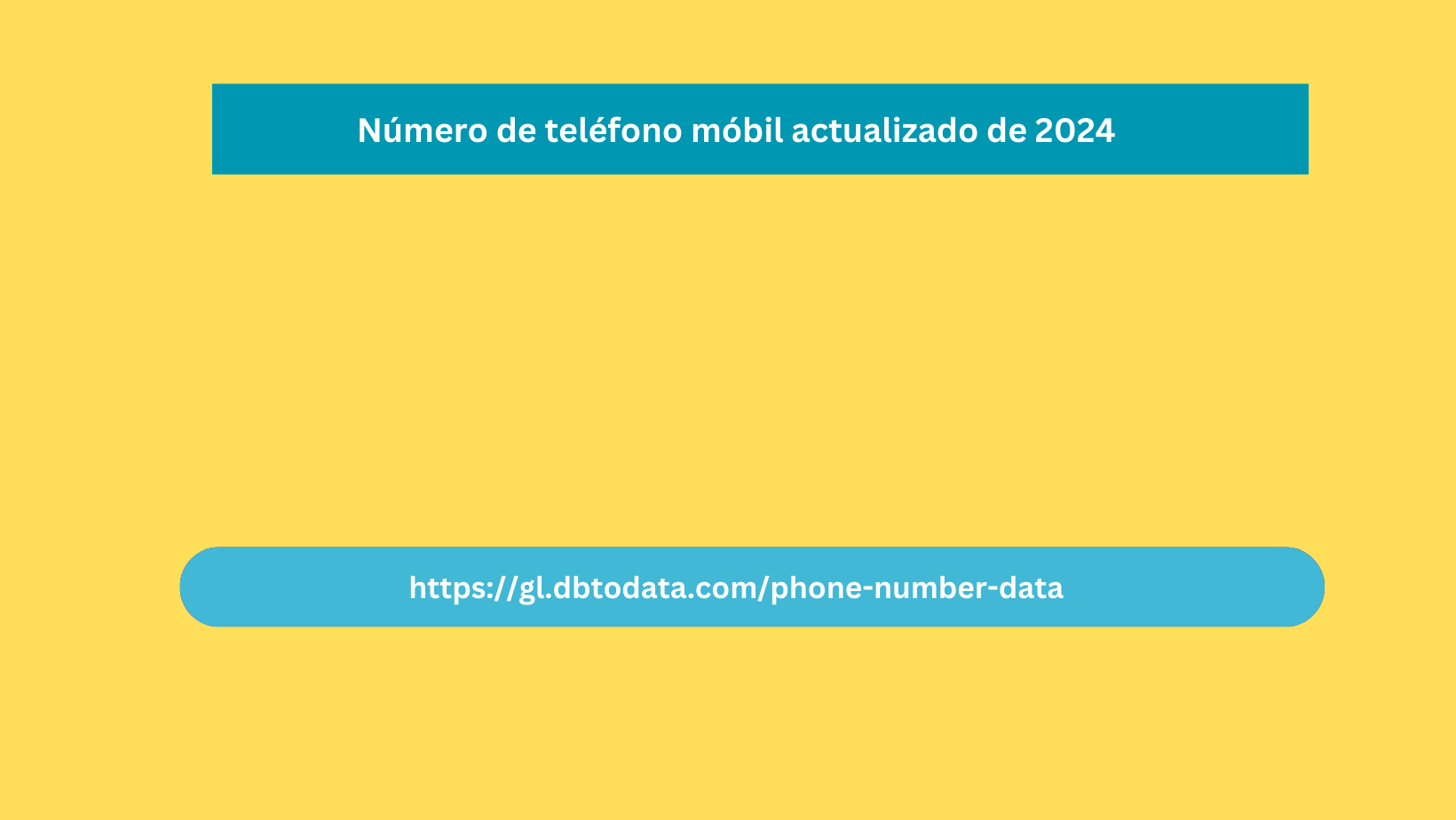 Número de teléfono móbil actualizado de 2024