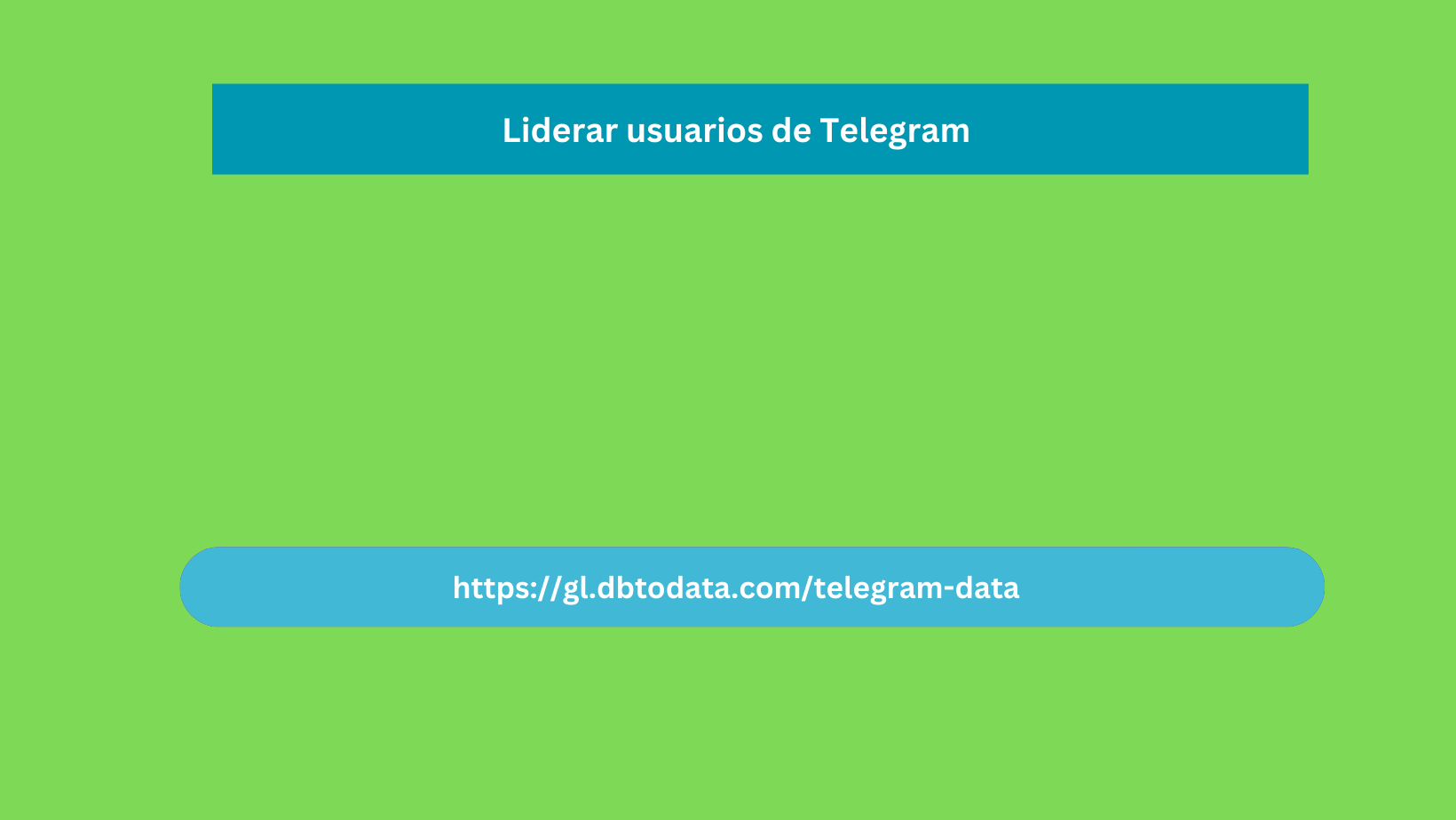 Liderar usuarios de Telegram