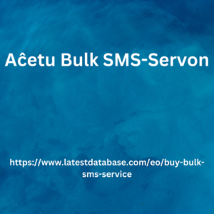 Aĉetu Bulk SMS-Servon