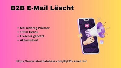 B2B E-Mail Lëscht