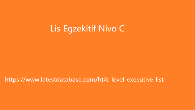 Lis Egzekitif Nivo C 00