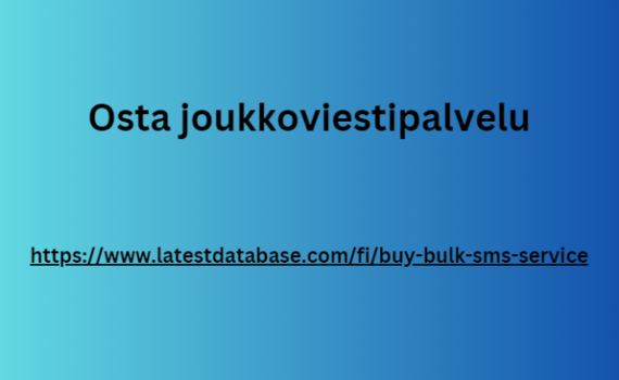 Osta joukkoviestipalvelu