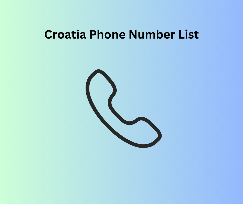 Croatia Phone Number List