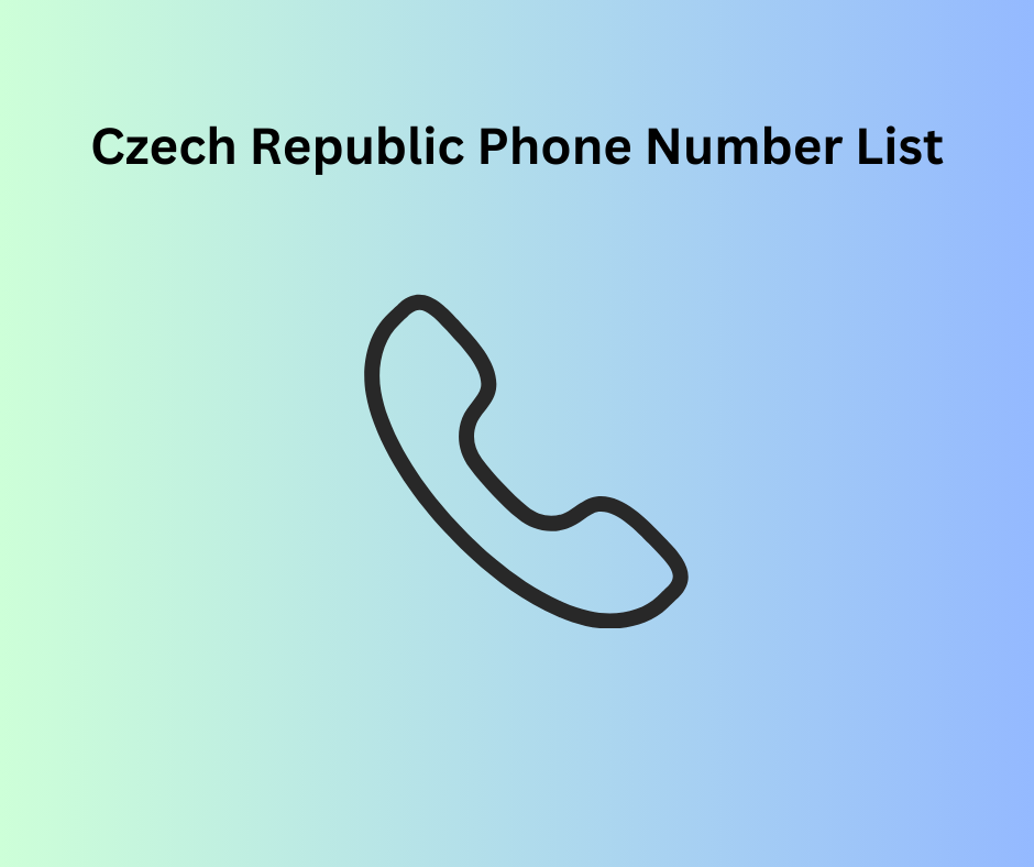 Czech Republic Phone Number List