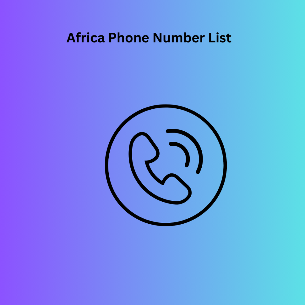 Africa Phone Number List​