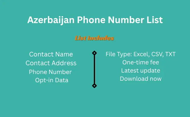 Azerbaijan phone number list