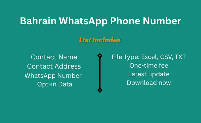 Bahrain whatsapp phone number