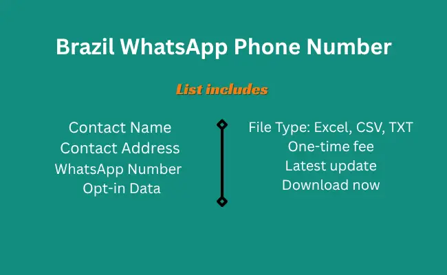 Brazil whatsapp phone number