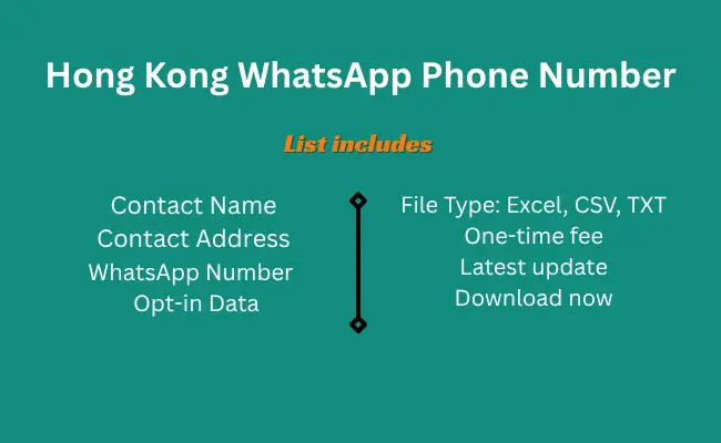 Hong Kong whatsapp phone number