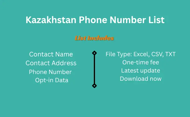 Kazakhstan phone number list