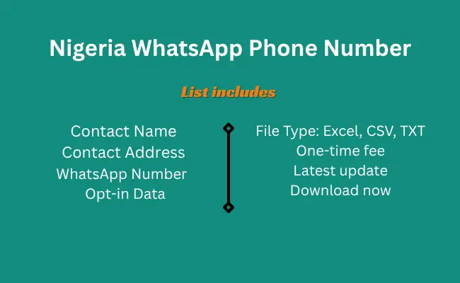 Nigeria whatsapp phone number