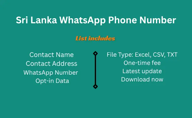 Sri Lanka whatsapp phone number