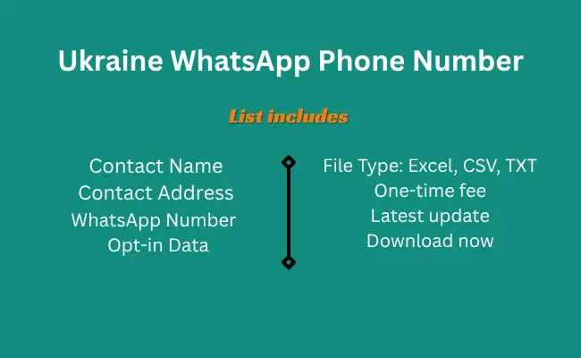 Ukraine whatsapp phone number